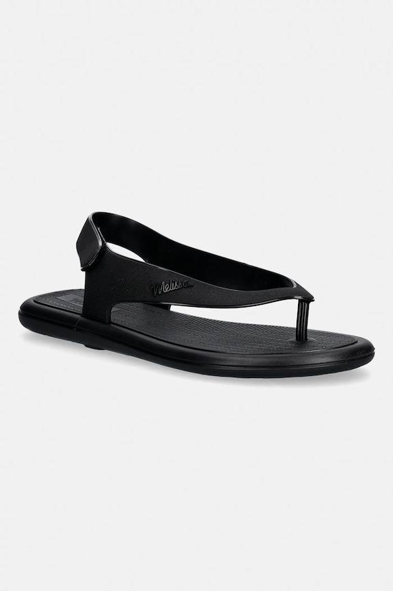 Sandále Melissa MELISSA SUN SAMBA AD plochý čierna M.37437.BN741