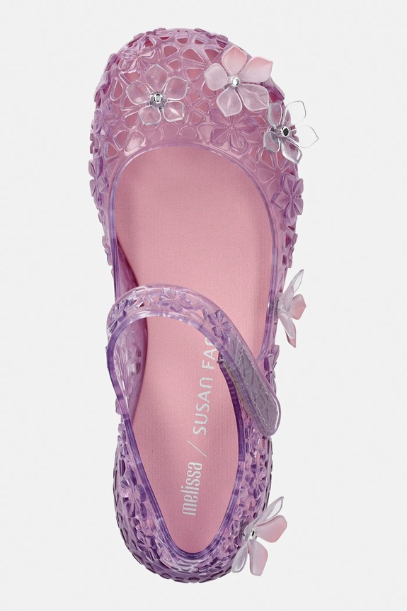 Μπαλαρίνες Melissa MELISSA LUNA BLOOM + SUSAN FANG AD μωβ M.37880.BU508