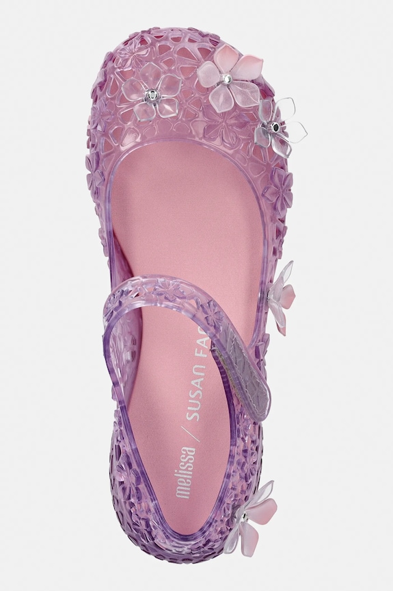 Μπαλαρίνες Melissa MELISSA LUNA BLOOM + SUSAN FANG AD μωβ M.37880.BU508