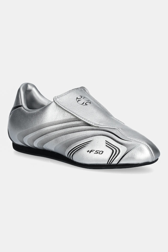 adidas Originals sneakers in pelle Taekwondo F50 W flat argento IH1873