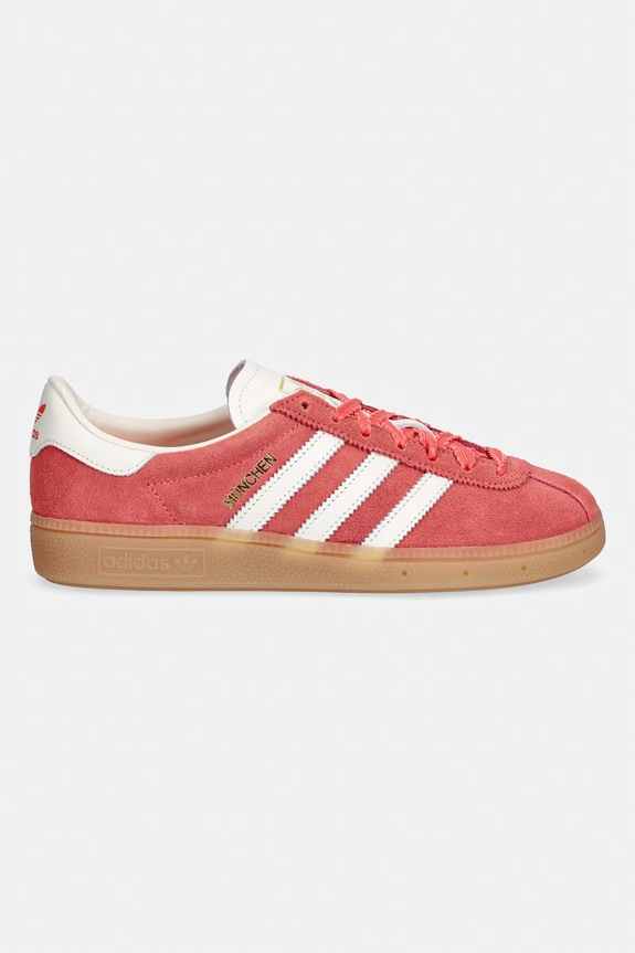 adidas Originals sneakersy zamszowe Muenchen W IH4207 różowy SS26