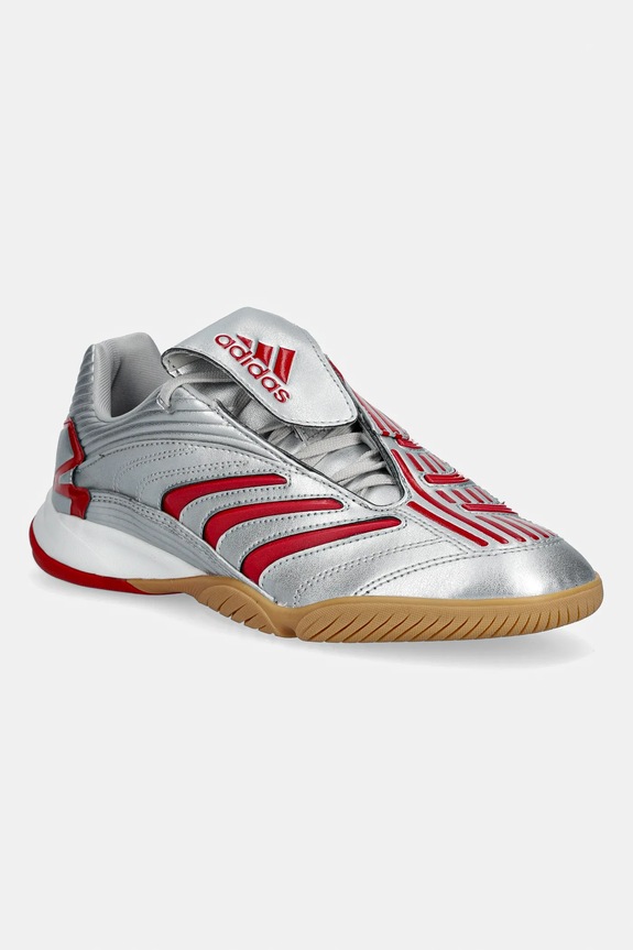 Tenisice adidas Originals Predator Sala W imitacija zrnate kože srebrna IH6780