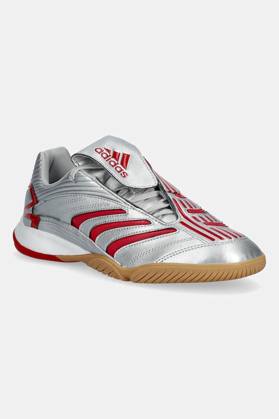 Tenisice adidas Originals Predator Sala W imitacija zrnate kože srebrna IH6780