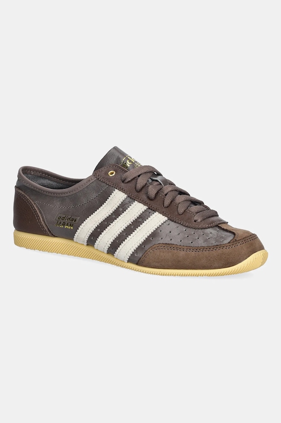 Кожени маратонки adidas Originals Japan Decon W гладка кожа кафяв KJ6215