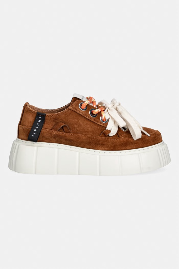 Tenisice od brušene kože Inuikii Matilda Suede 1001.001.0511.150 smeđa SS26