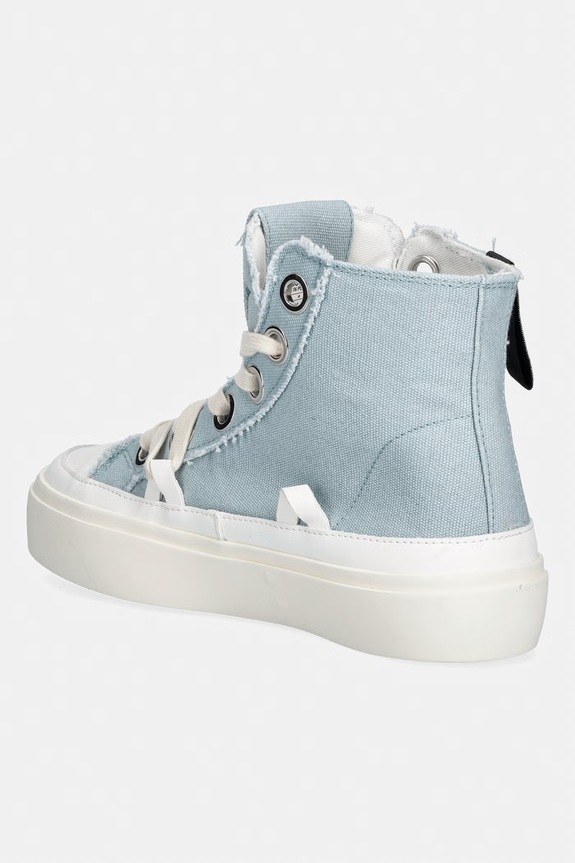 Обувь Кеды Inuikii Matilda High Top Distressed 1001.002.0082.400 голубой