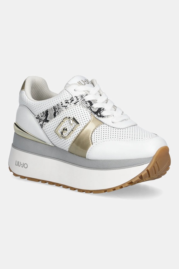 Liu Jo sneakers LIU JO MAXI WONDER PLUS 02 BIS sintetic alb BA6003PX804S1052
