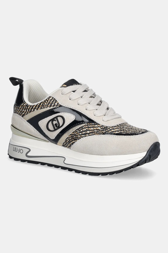 Liu Jo sneakers LIU JO MAXI WONDER 97 piele întoarsă gri BA6007PX807S1411