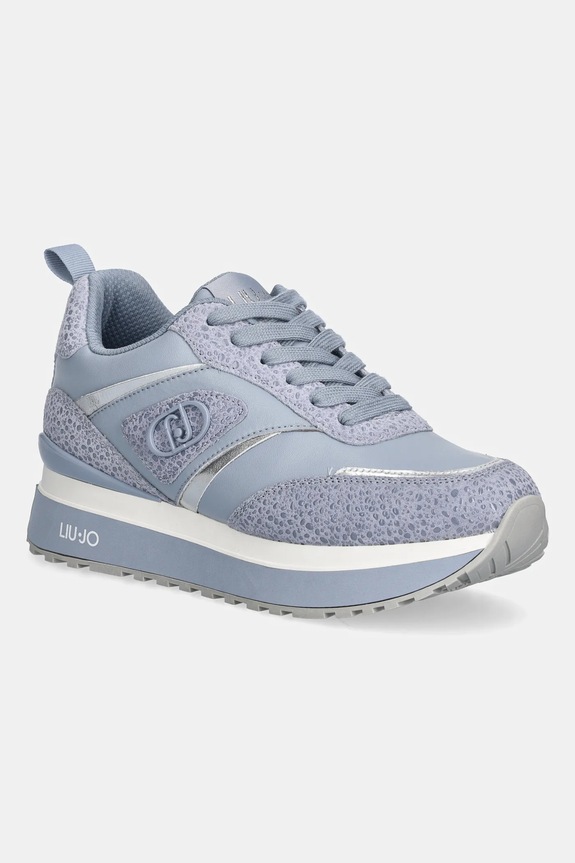 Liu Jo sneakersy LIU JO MAXI WONDER 97 tekstylny niebieski BA6007PX808S3954