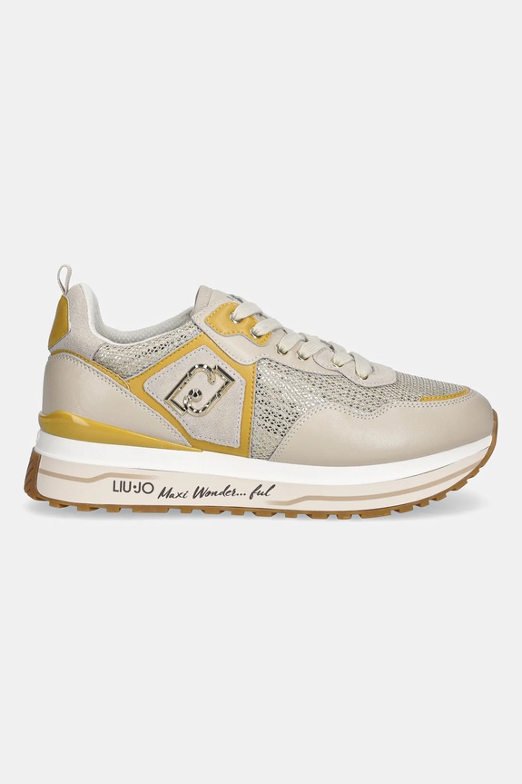 Liu Jo sneakersy LIU JO MAXI WONDER 01 BA6009PX077S1856 beżowy SS26