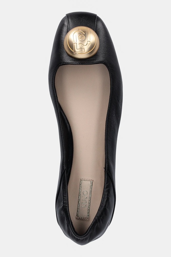 Liu Jo balerini de piele BRIGITTE 09 negru SA6033P006222222