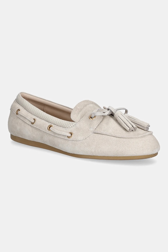 Semišové mokasíny Liu Jo SKIPPER 03 semišová koža béžová SA6049PX002S1400