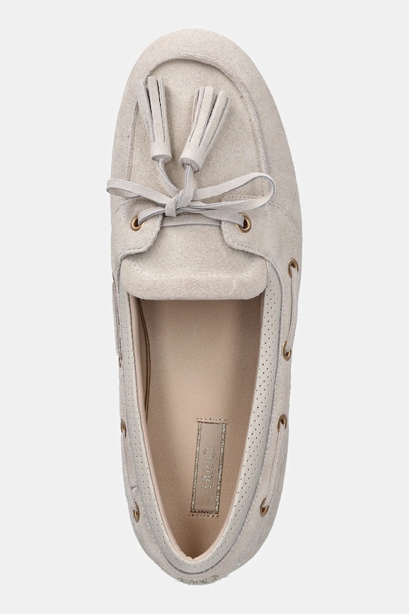 Semišové mokasíny Liu Jo SKIPPER 03 béžová SA6049PX002S1400