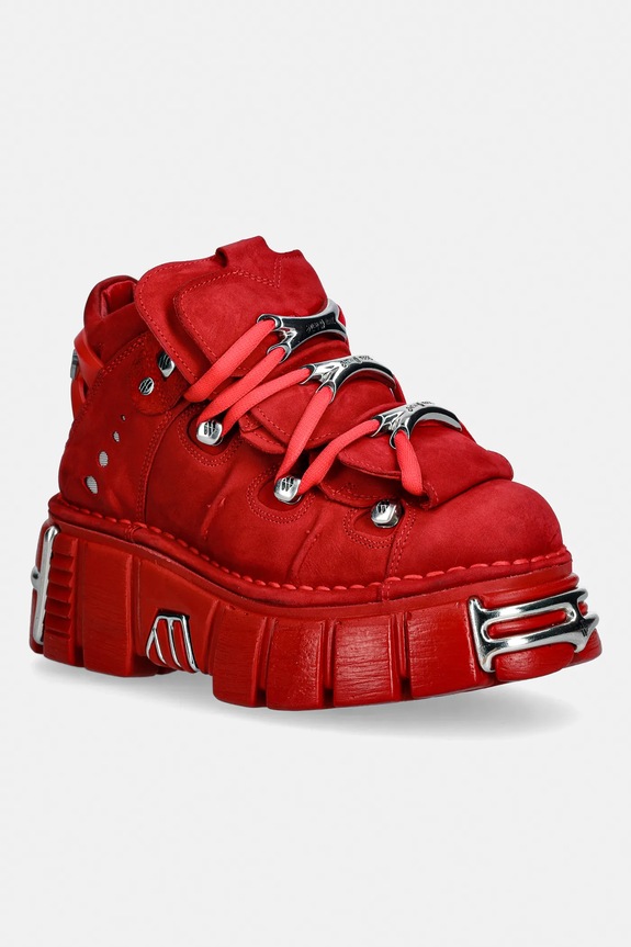 Замшеві кросівки New Rock NOBUCK ROJO, TOWER ROJO PALADIO інші червоний M.106.C141
