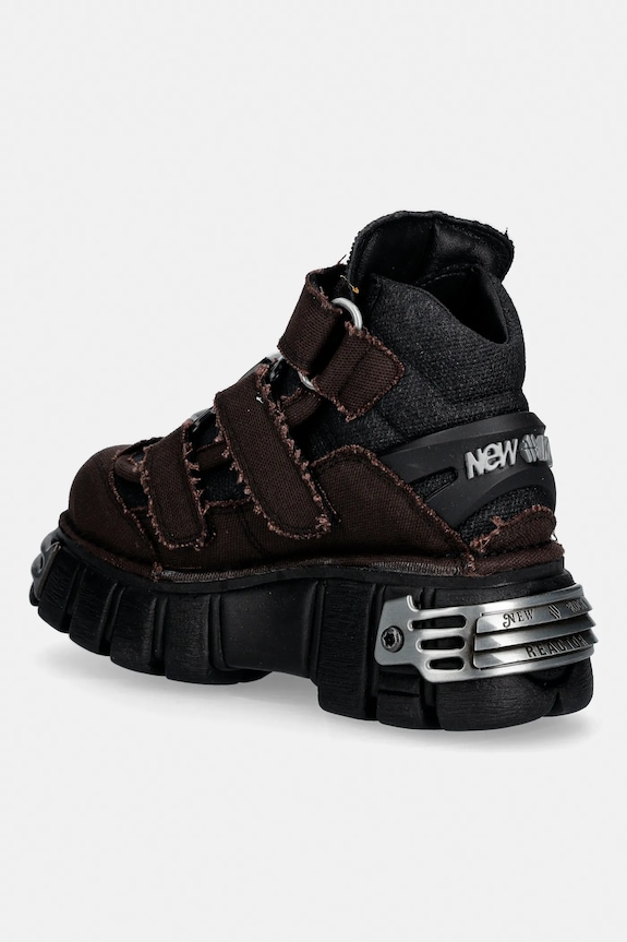 Încălțăminte New Rock sneakers TORDO MARRON, RECIPET NEGRO, TOWER NEGRO AC M.285.C76 maro