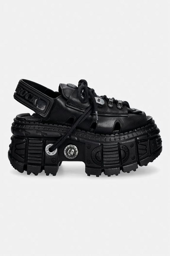 New Rock ITALI black TANK CASCO black BIOS N Women's leather Sandals M.BIOS134.C5 black SS26