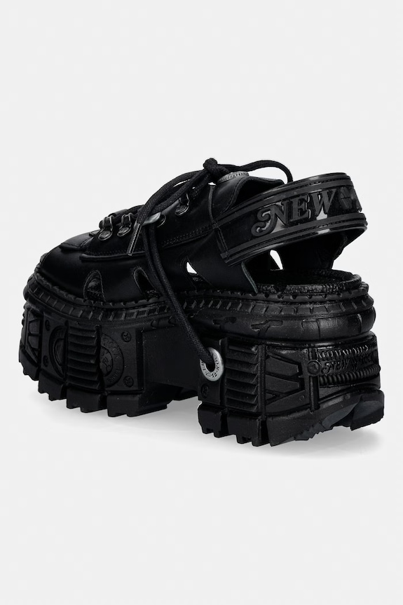 Shoes New Rock ITALI black TANK CASCO black BIOS N Women's leather Sandals M.BIOS134.C5 black