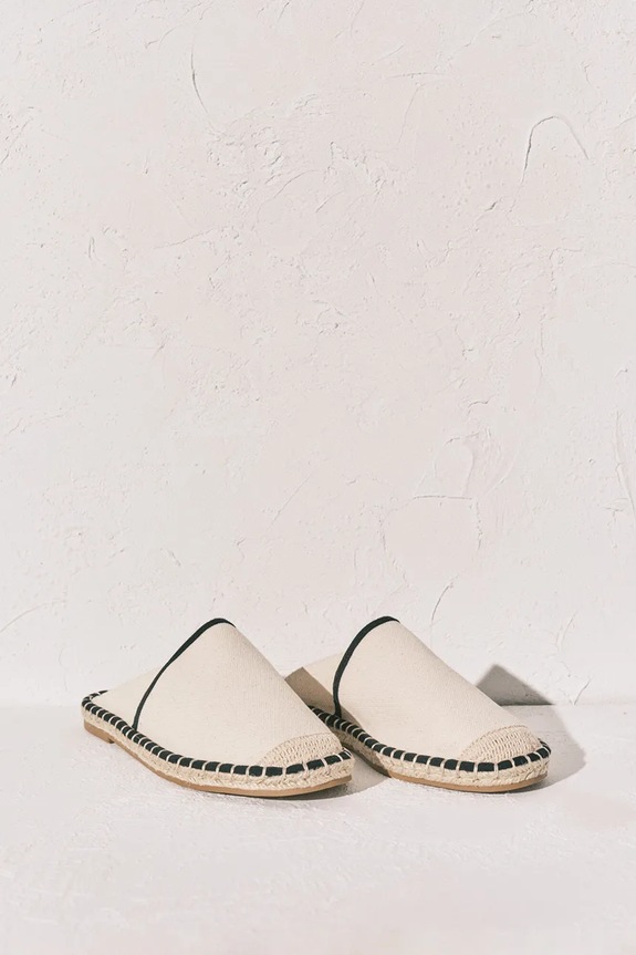 women'secret klapki BW ESPADRILLE MULE 3223023 beżowy SS26