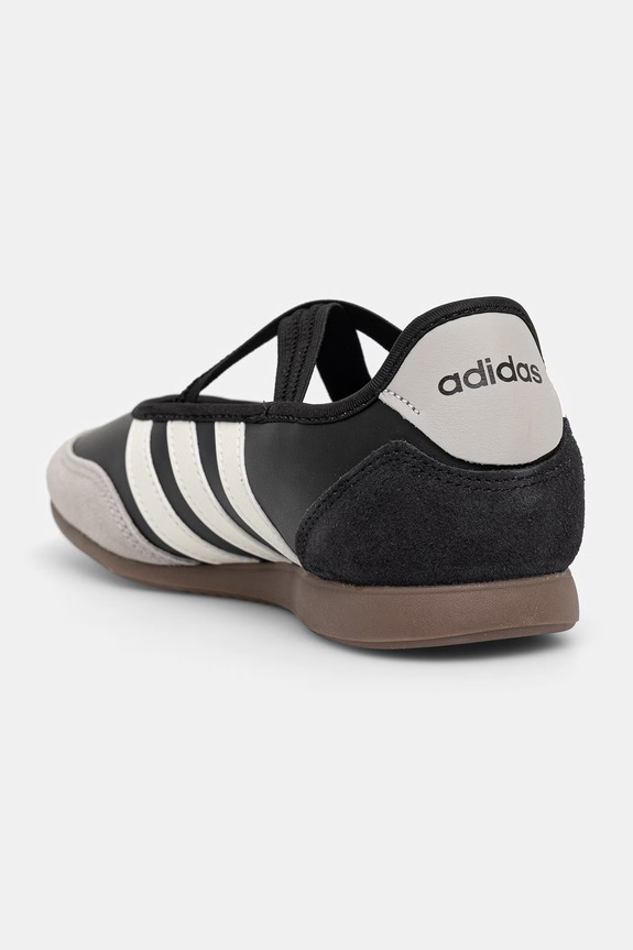 Încălțăminte adidas balerini de piele Barreda Mary Jane HQ7401 negru