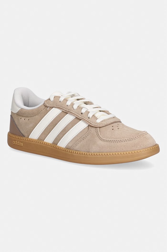 Замшевые кроссовки adidas Breaknet Sleek синтетический бежевый IH1370