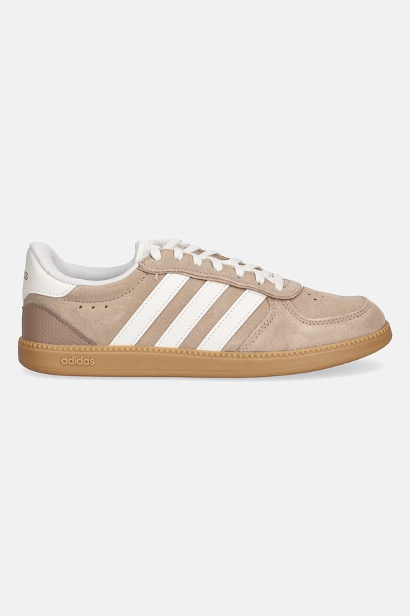 Замшевые кроссовки adidas Breaknet Sleek IH1370 бежевый SS26
