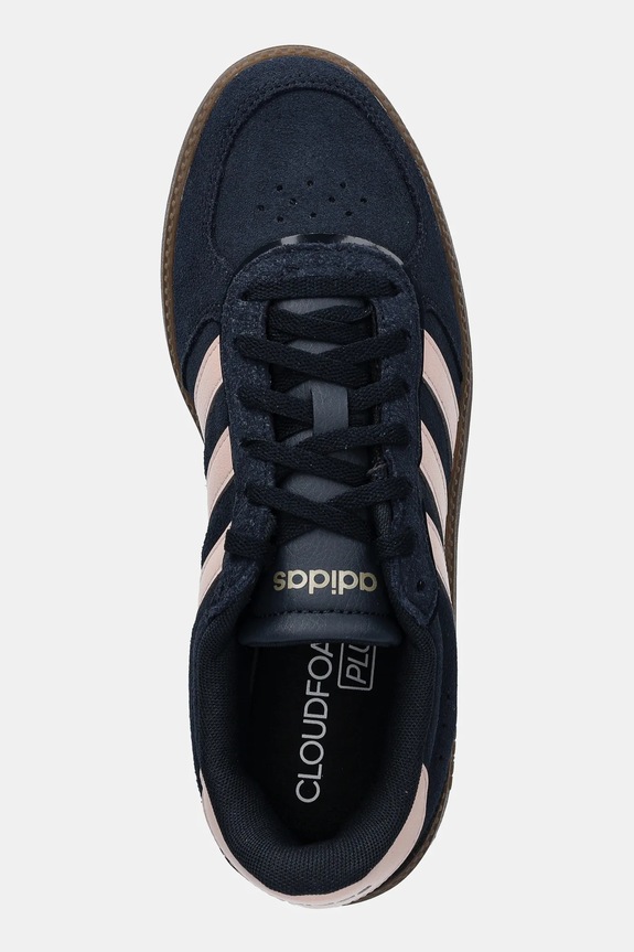 Tenisice od brušene kože adidas Breaknet Sleek mornarsko plava IH1380