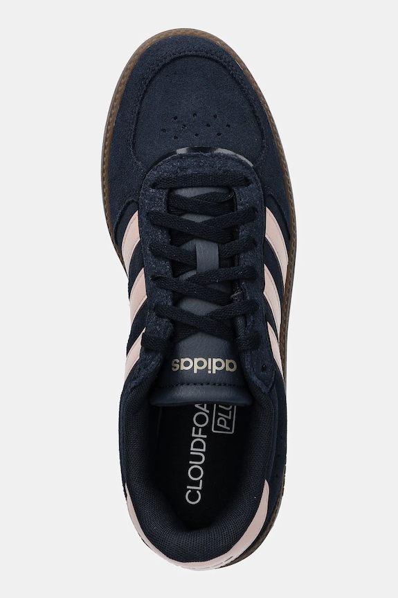 Tenisice od brušene kože adidas Breaknet Sleek mornarsko plava IH1380