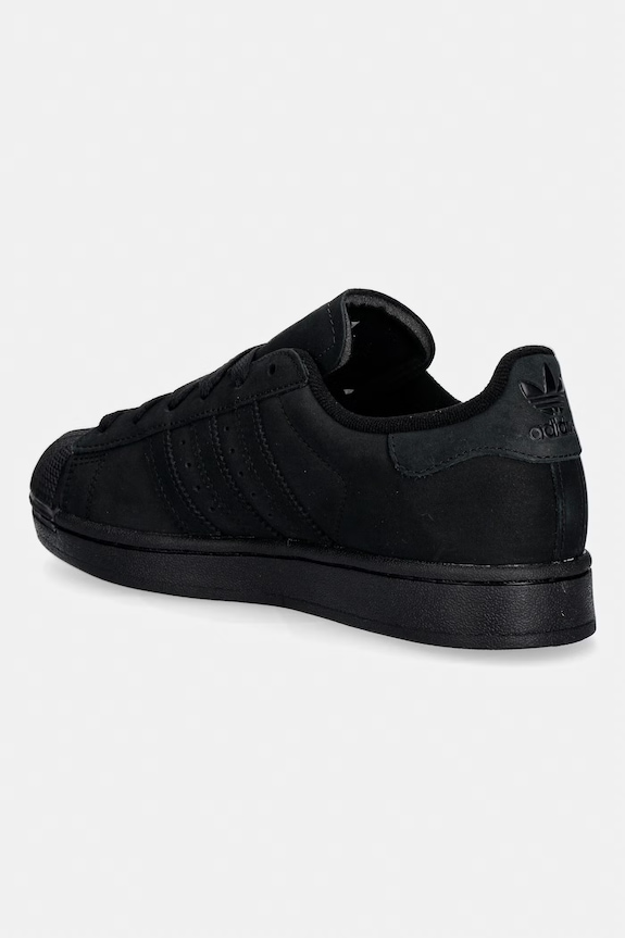 Обувь adidas Originals Superstar II кроссовки для женщин из нубука IH1612 чёрный