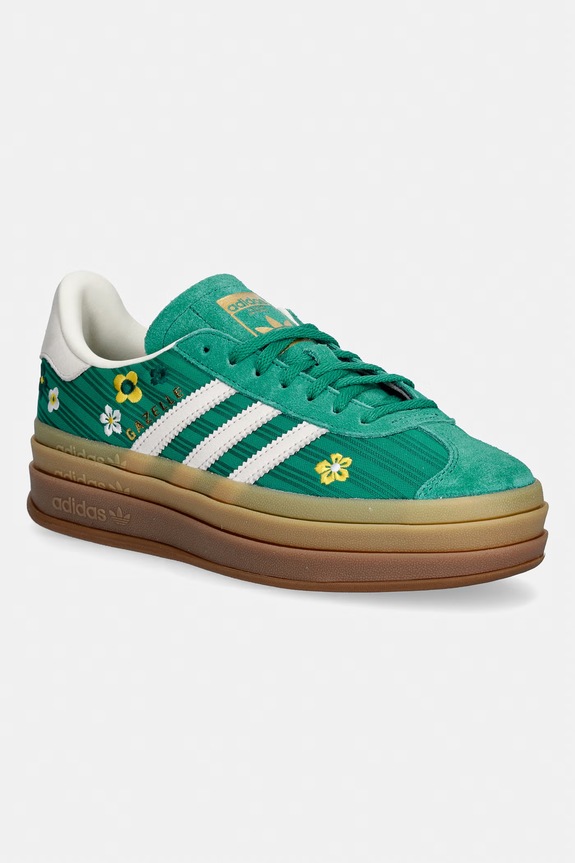 adidas Originals sneakers Gazelle Bold suede green IH1920