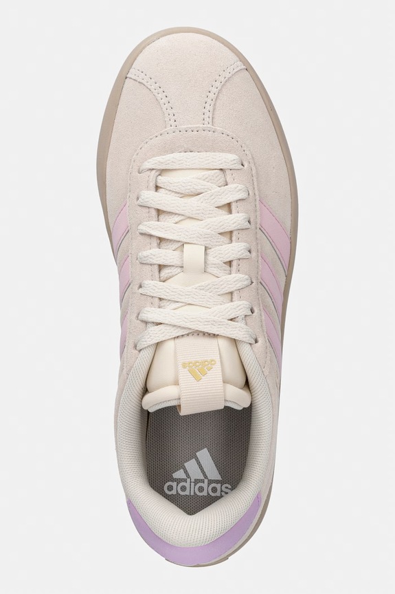 Superge iz semiša adidas Vl Court 3.0 bež IH6530