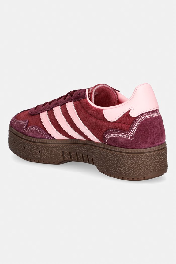 Obuv Kožené tenisky adidas Originals Handball Spezial Bold IH6717 burgundské