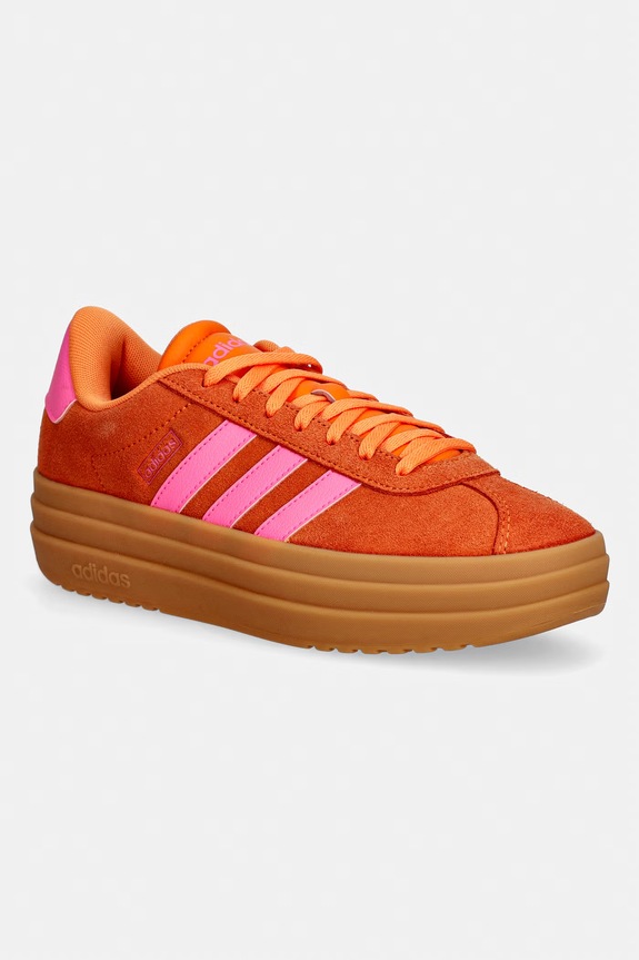 adidas sneakersy VL Court Bold syntetyczny pomarańczowy IH9159