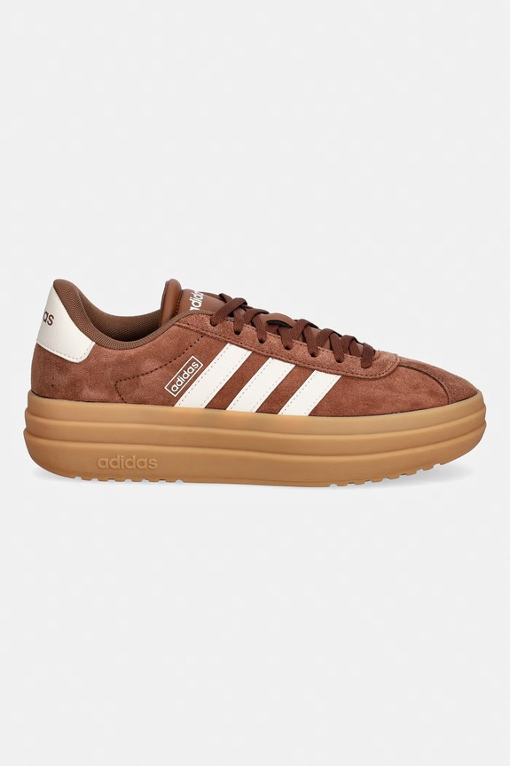 Semišové tenisky adidas VL Court Bold JH5340 hnedá SS26