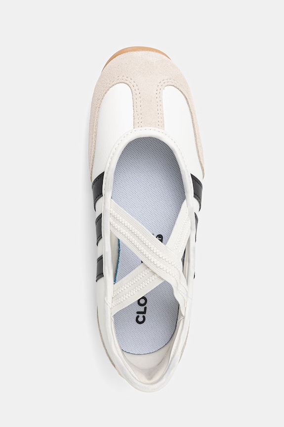 adidas balerini de piele Barreda Mary Jane alb JQ2127