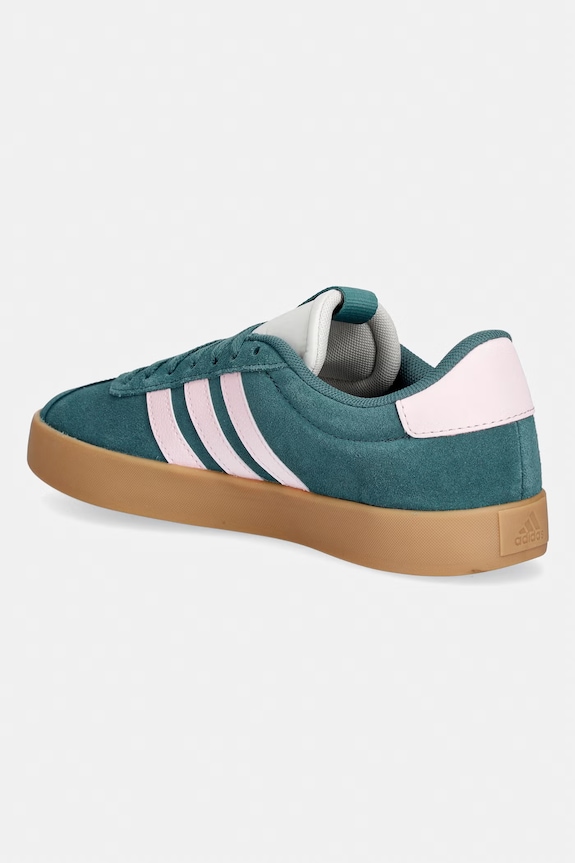 Obutev Superge iz semiša adidas Vl Court 3.0 JR0955 zelena