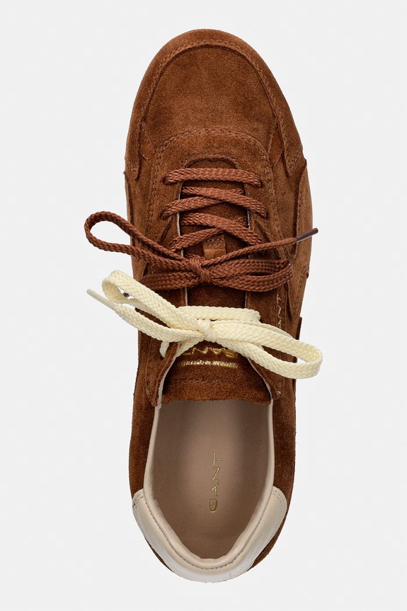 Γυναικεία δερμάτινα sneakers Gant Sperly καφέ 32533275.G45