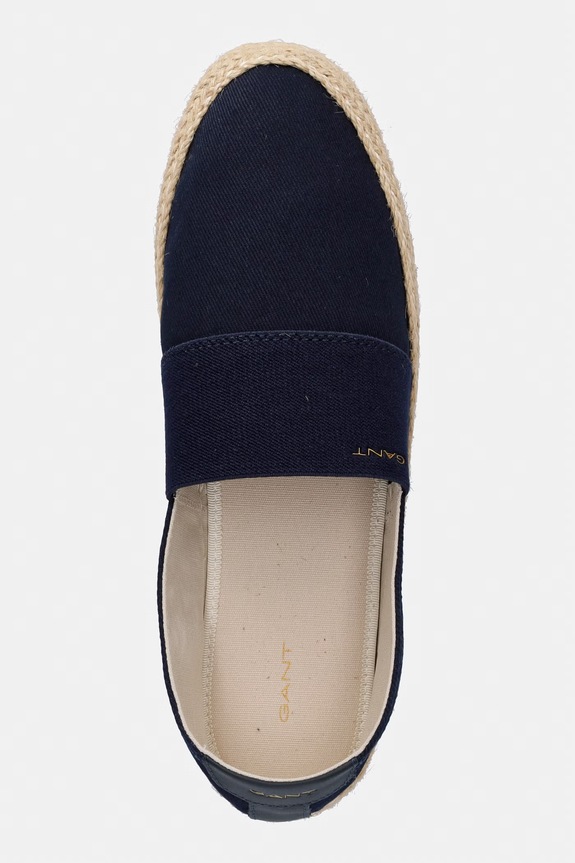 Gant espadryle damskie Raffiaville granatowy 32568323.G69