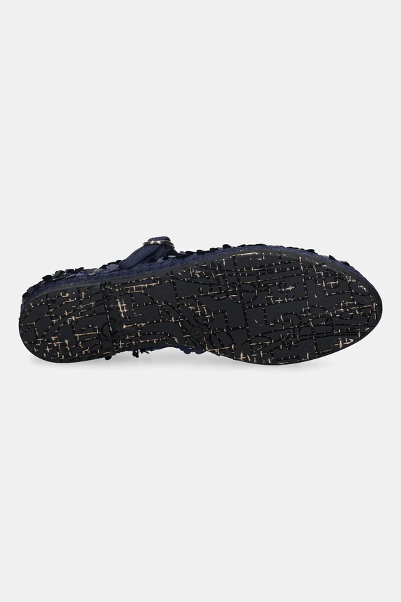 Μπαλαρίνες Flabelus PIERRE Pierre.Sequins.Navy σκούρο μπλε
