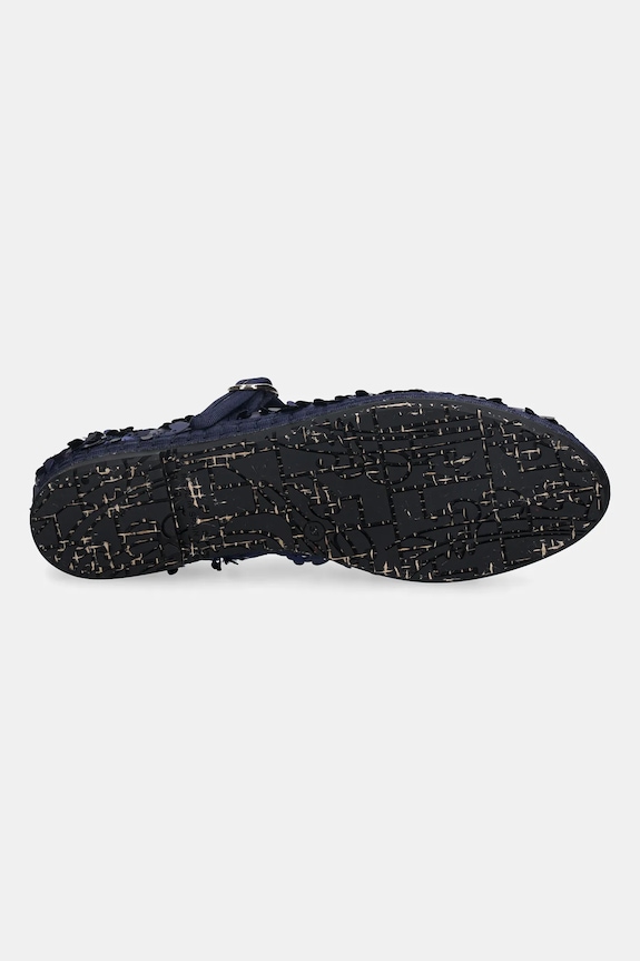 Μπαλαρίνες Flabelus PIERRE Pierre.Sequins.Navy σκούρο μπλε