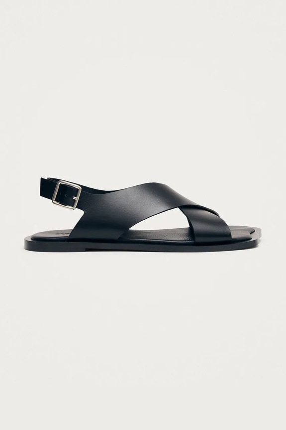 Alohas sandali in pelle Nalu pelle fiore nero S101149.01