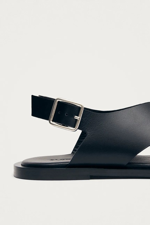 Alohas sandali in pelle Nalu S101149.01 nero