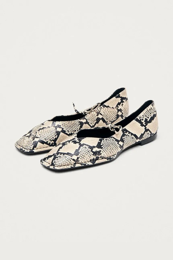 Alohas ballerine in pelle Sway S100588.02 beige SS26