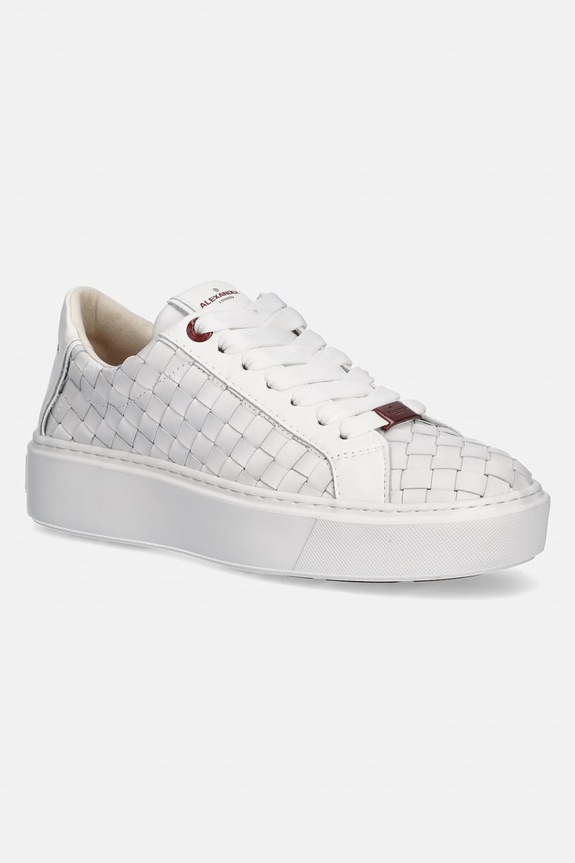 Alexander Smith London High sneakersy damskie biały ALBDLHW8412WHT