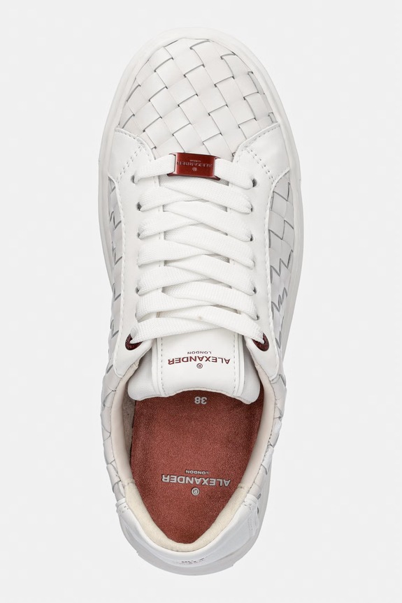 Alexander Smith London High sneakersy damskie biały ALBDLHW8412WHT