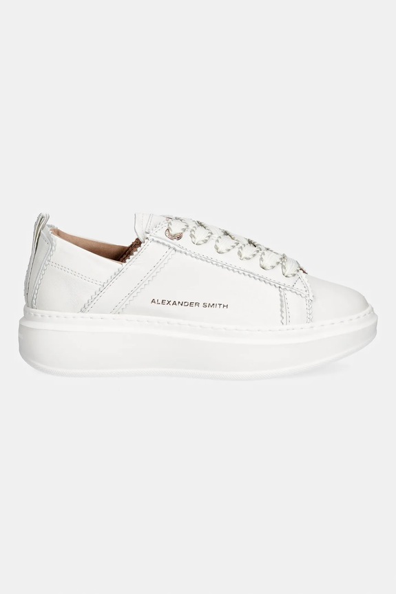 Alexander Smith sneakers din piele Wembley Unlined ASBDWBW0317TWT alb SS26