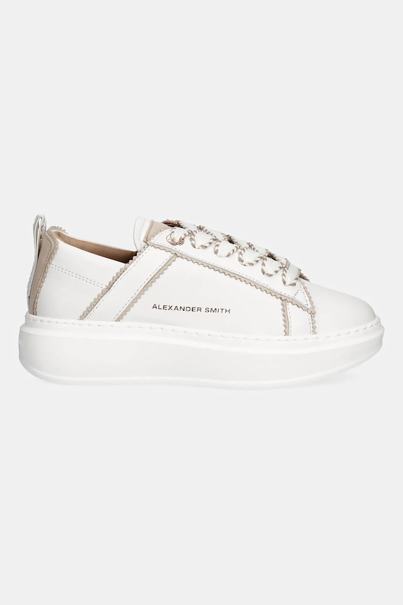 Alexander Smith sneakers din piele Wembley Unlined ASBDWBW0318WNU bej SS26