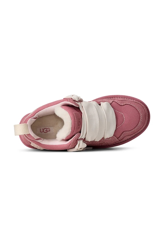 UGG sneakersy zamszowe W Lowmel Meadow 1175114.HNPN różowy