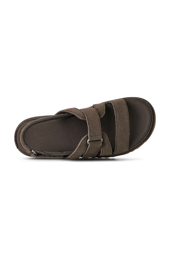 UGG sandały zamszowe W Goldenstar Gleam 1175122.DNSS brązowy