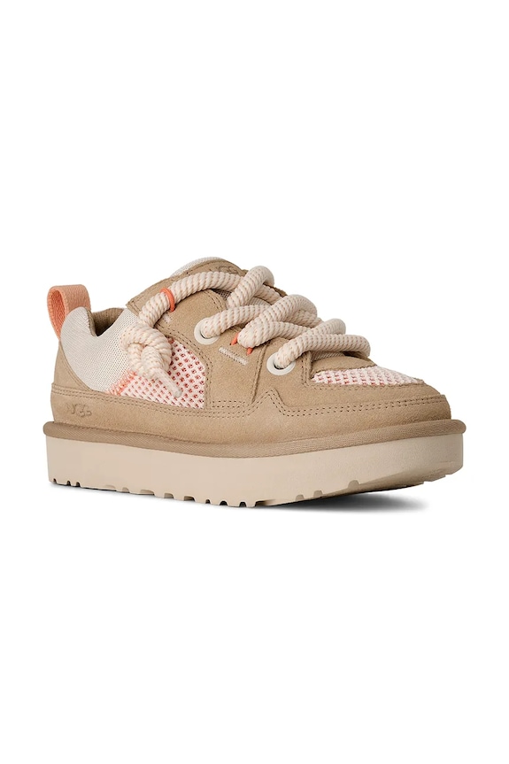 UGG velúr sportcipő W Lo Lowmel Mesh 1175300.SDCST bézs SS26
