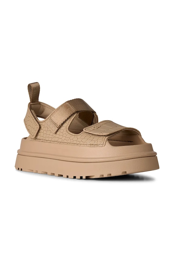 UGG sandały W Goldenglow Embossed 1175311.MDSD beżowy SS26